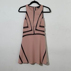 Top shop retro pink dress